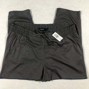 NEW Torrid Womens 2 2X 18-20 Relax Taper Stretch Challis High Rise Tie Pant $60